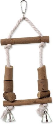 Hračka Epic Pet houpačka dřevěná s lanem 32cm