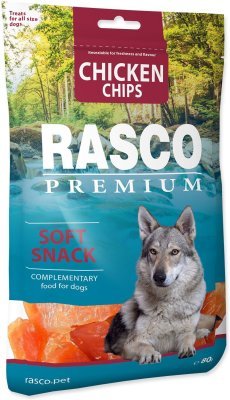 Pochoutka Rasco Premium kuřecí plátky 80g