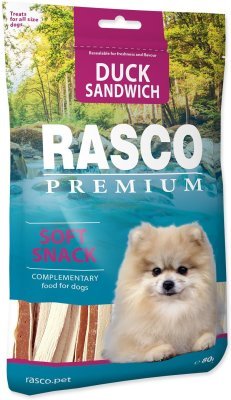Pochoutka Rasco Premium kachna s treskou, sendvič 80g