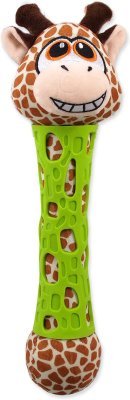 Hračka BeFun žirafa plyšová s TPR gumou pro štěně 39cm