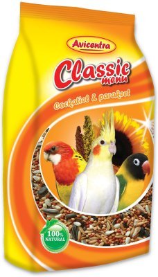 Krmivo Avicentra Classic malý papoušek 1kg