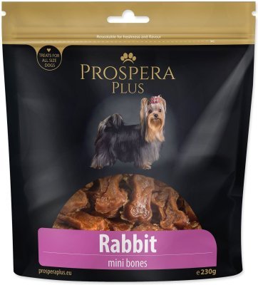 Pochoutka Prospera Plus králičí mini kosti 230g