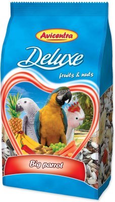 Krmivo Avicentra Deluxe velký papoušek 1kg