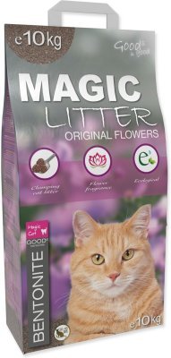 Kočkolit Magic Litter Bentonite Original Flowers 10kg