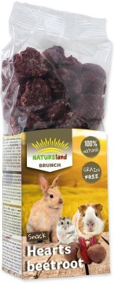 Pochoutka Nature Land Brunch srdíčka s červenou řepou 150g