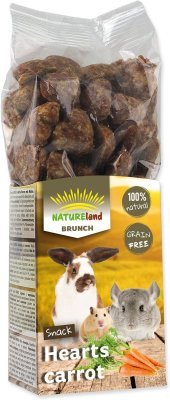 Pochoutka Nature Land Brunch srdíčka s mrkví 150g