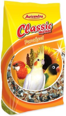 Krmivo Avicentra Classic malý papoušek 500g