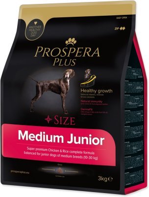 Krmivo Prospera Plus Medium Junior kuře s rýží 3kg