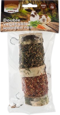 Pochoutka Nature Land Nibble válec dva druhy zeleniny 160g
