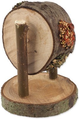 Pochoutka Nature Land Nibble kolo dřevěné plněné mrkví, petrželí a prosem 200g