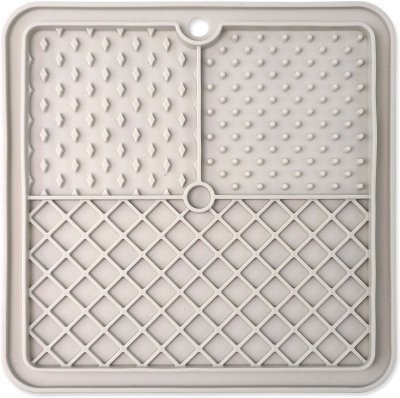 Podložka lízací Epic Pet Lick&Snack čtverec světle šedý 20x20cm