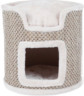 Odpočívadlo Trixie Ria Cat Tower světle šedé-přírodní 37cm