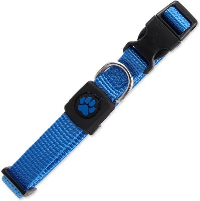 Obojek Active Dog Premium S modrý 1,5x27-37cm
