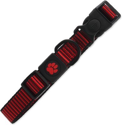 Obojek Active Dog Strong L červený 2,5x45-68cm