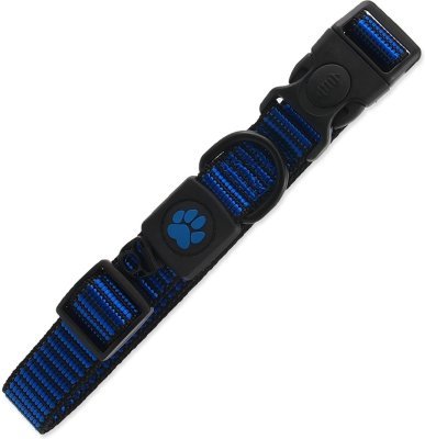 Obojek Active Dog Strong L modrý 2,5x45-68cm