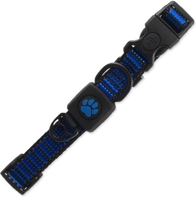 Obojek Active Dog Strong S modrý 1,5x27-37cm