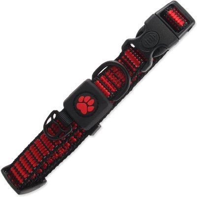 Obojek Active Dog Strong S červený 1,5x27-37cm