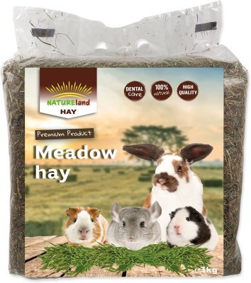Seno Nature Land Hay z horských luk 3kg