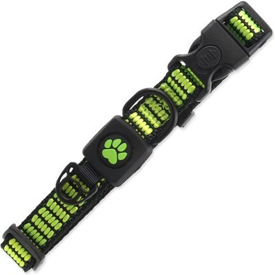 Obojek Active Dog Strong S limetka 1,5x27-37cm