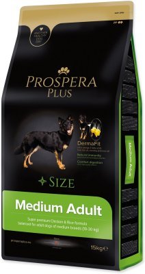 Krmivo Prospera Plus Medium Adult kuře s rýží 15kg