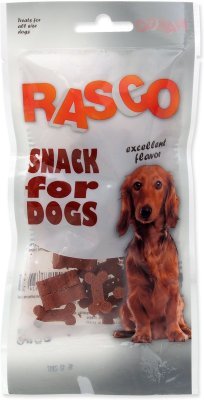 Pochoutka Rasco šunkové kostičky 50g