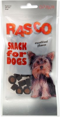Pochoutka Rasco lososová kolečka 50g