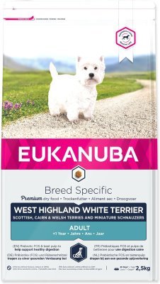 Krmivo EUKANUBA West High. White Terrier 2,5kg