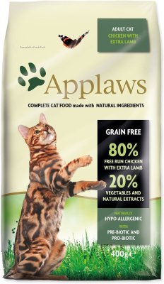 Krmivo Applaws Dry Cat Chicken with Lamb 400g
