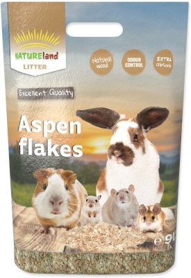 Podestýlka Nature Land Osikové lupínky 9l