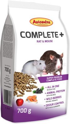 Krmivo Avicentra COMPLETE+ potkan & myš 700g