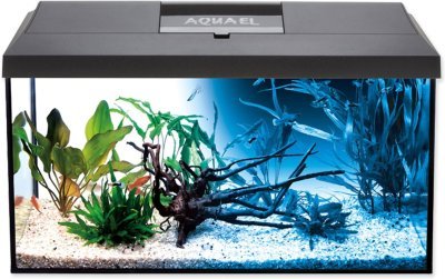 Akvarijní set Aquael LEDDY LED Day & Night černý 41x25x25cm 25l