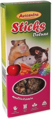 Tyčinka Avicentra Deluxe malý hlodavec, s vitamíny a medem 2ks