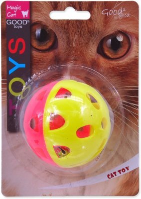 Hračka Magic Cat míček neon jumbo s rolničkou 6cm