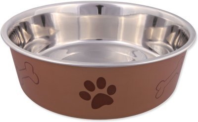 Miska Trixie nerezová, plastový povrch 23cm 2000ml