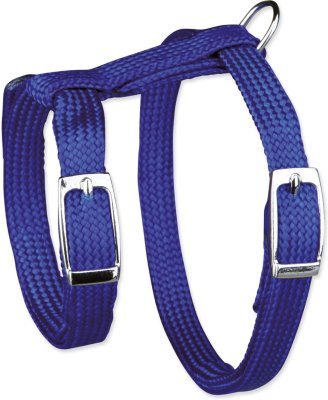 Set Trixie Postroj a vodítko nylon mix barev 22-42cm, 1,25m