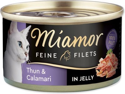Konzerva Miamor Feine Filets Adult tuňák s kalamáry v želé 100g