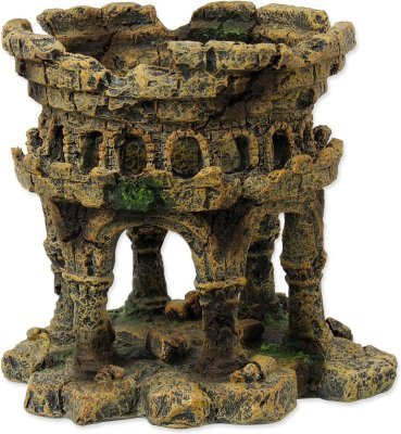 Dekorace Aqua Excellent Zřícenina hradu 12,5x12x12cm