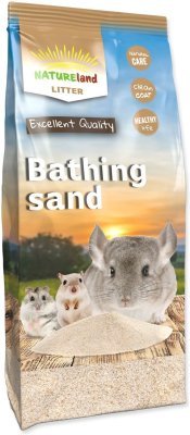Písek Nature Land koupací pro činčily 1kg