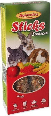 Tyčinka Avicentra Deluxe velký hlodavec, s ovocem 2ks