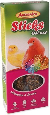 Tyčinka Avicentra Deluxe kanár, s vitamíny a medem 2ks