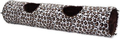Tunel Magic Cat plyš, vzor leopard 120x24cm