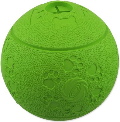 Hračka Dog Fantasy míček na pamlsky zelený 11cm
