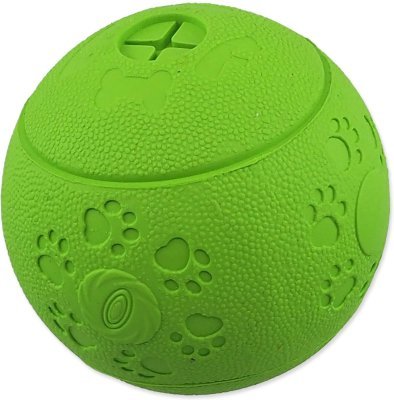 Hračka Dog Fantasy míček na pamlsky zelený 6cm