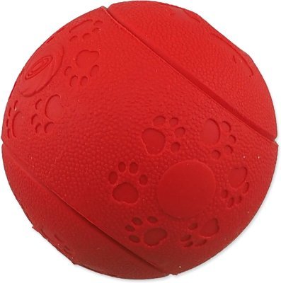 Hračka Dog Fantasy míček na pamlsky červený 6cm