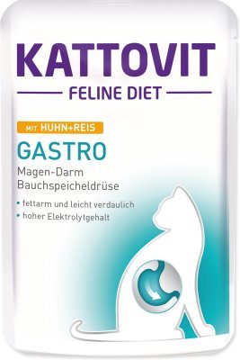 Kapsička Kattovit Gastro kuře a rýže 85g