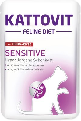 Kapsička Kattovit Sensitive kachna 85g