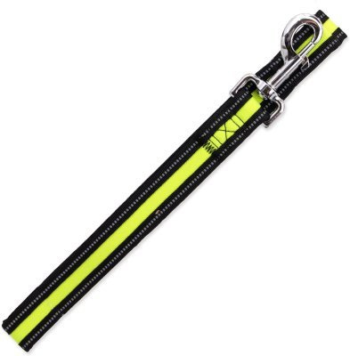 Vodítko Dog Fantasy Neoprene M/L limetka 2,5x120cm
