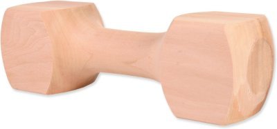 Hračka Trixie činka hranatá, dřevo 650g