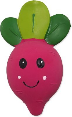Hračka Dog Fantasy Latex zelenina řepa se zvukem 14cm