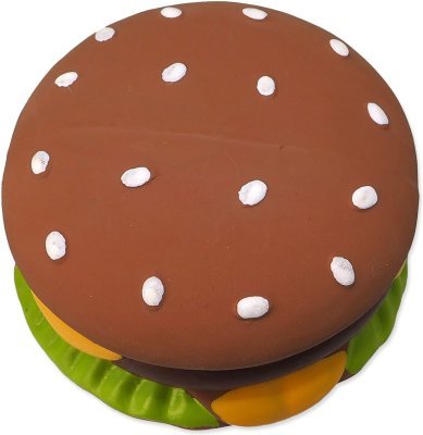 Hračka Dog Fantasy Latex hamburger se zvukem 8cm